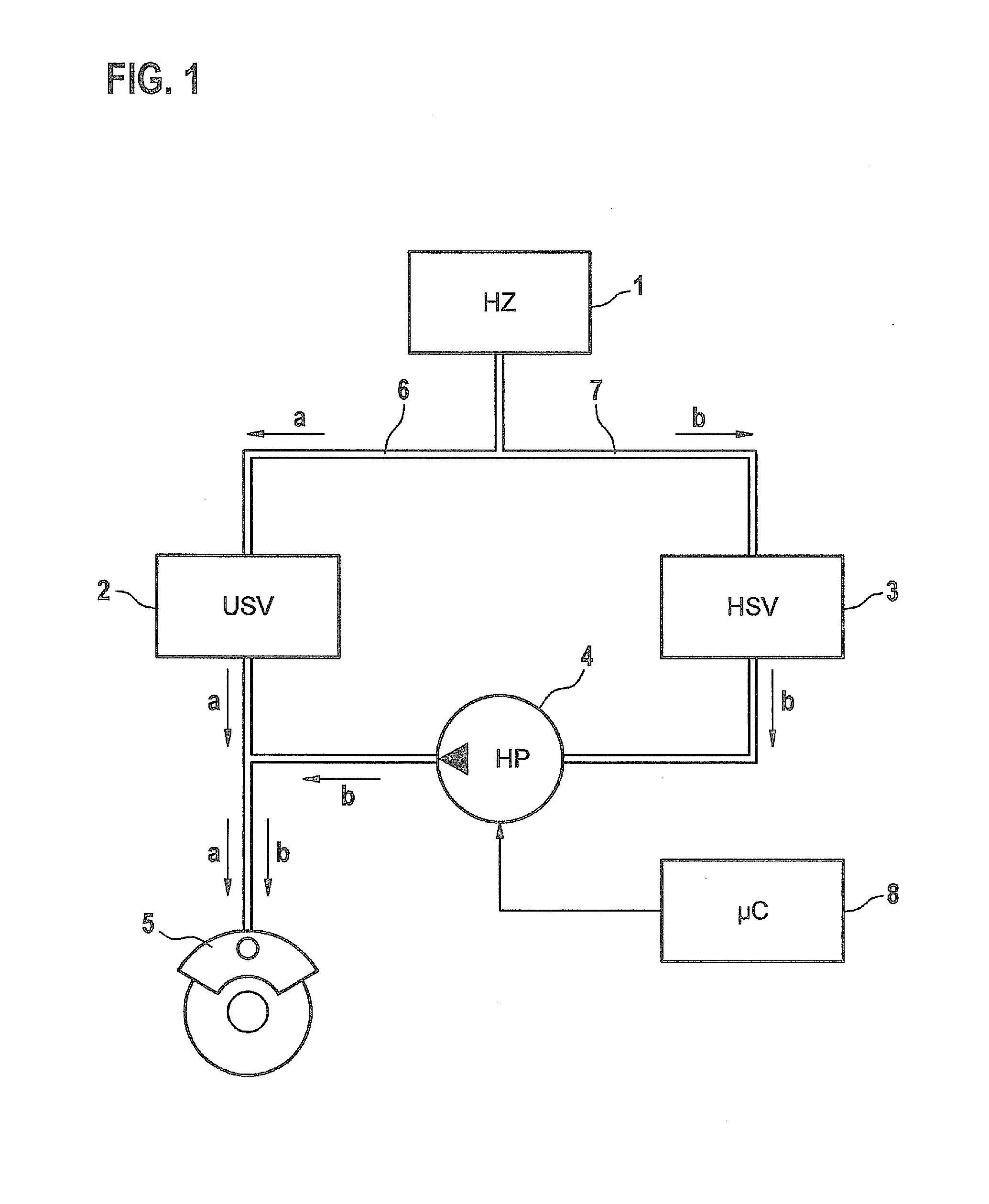 Method for controlling a high-pressure selector valve in a hydraulic motor vehicle brake  system