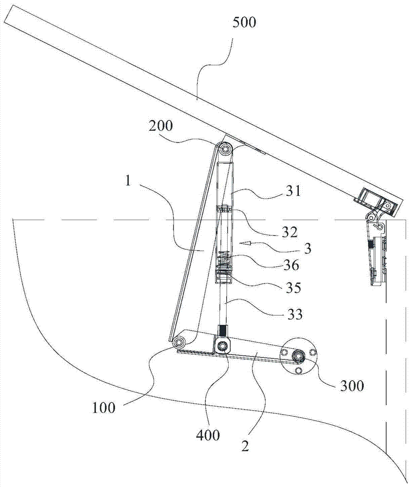Pneumatic turning device and locker using the same