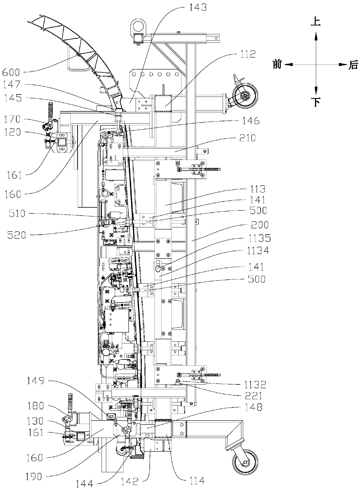 Installing tool for D-series high-speed train door system