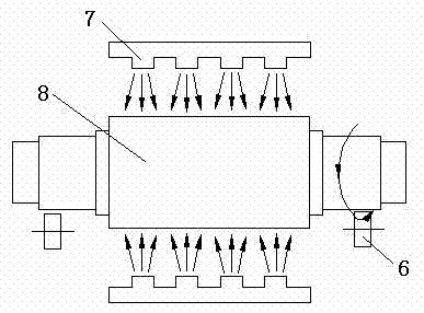 Vertical resistance-band rapid heating furnace