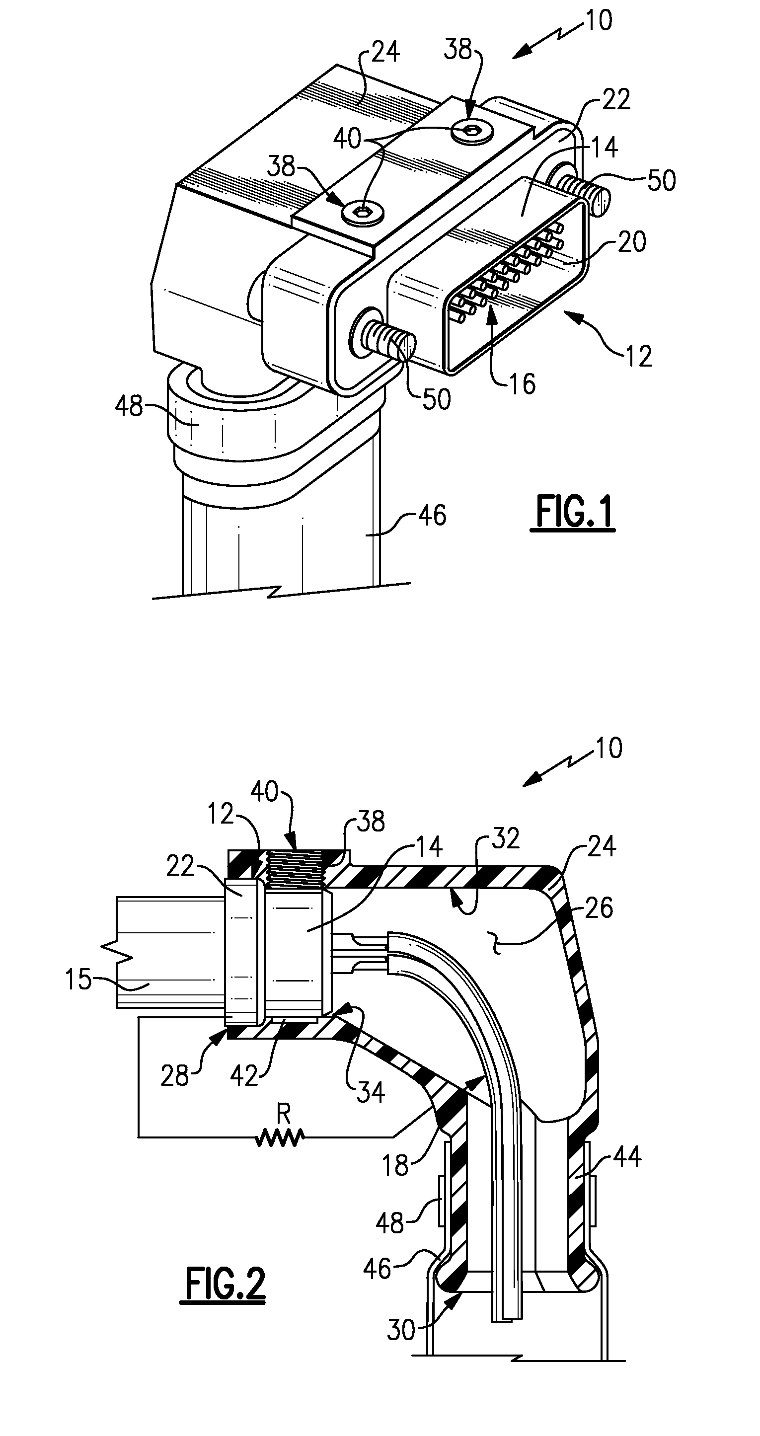 Fully shielded backshell for electrical connector