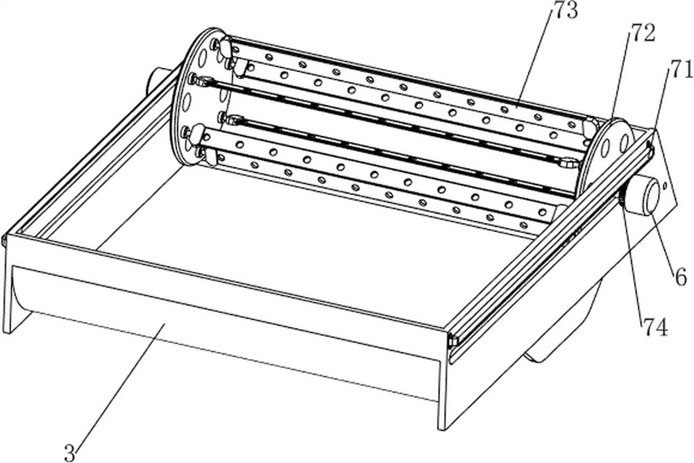 Quantitative feed mixing equipment for pet mouse feeding