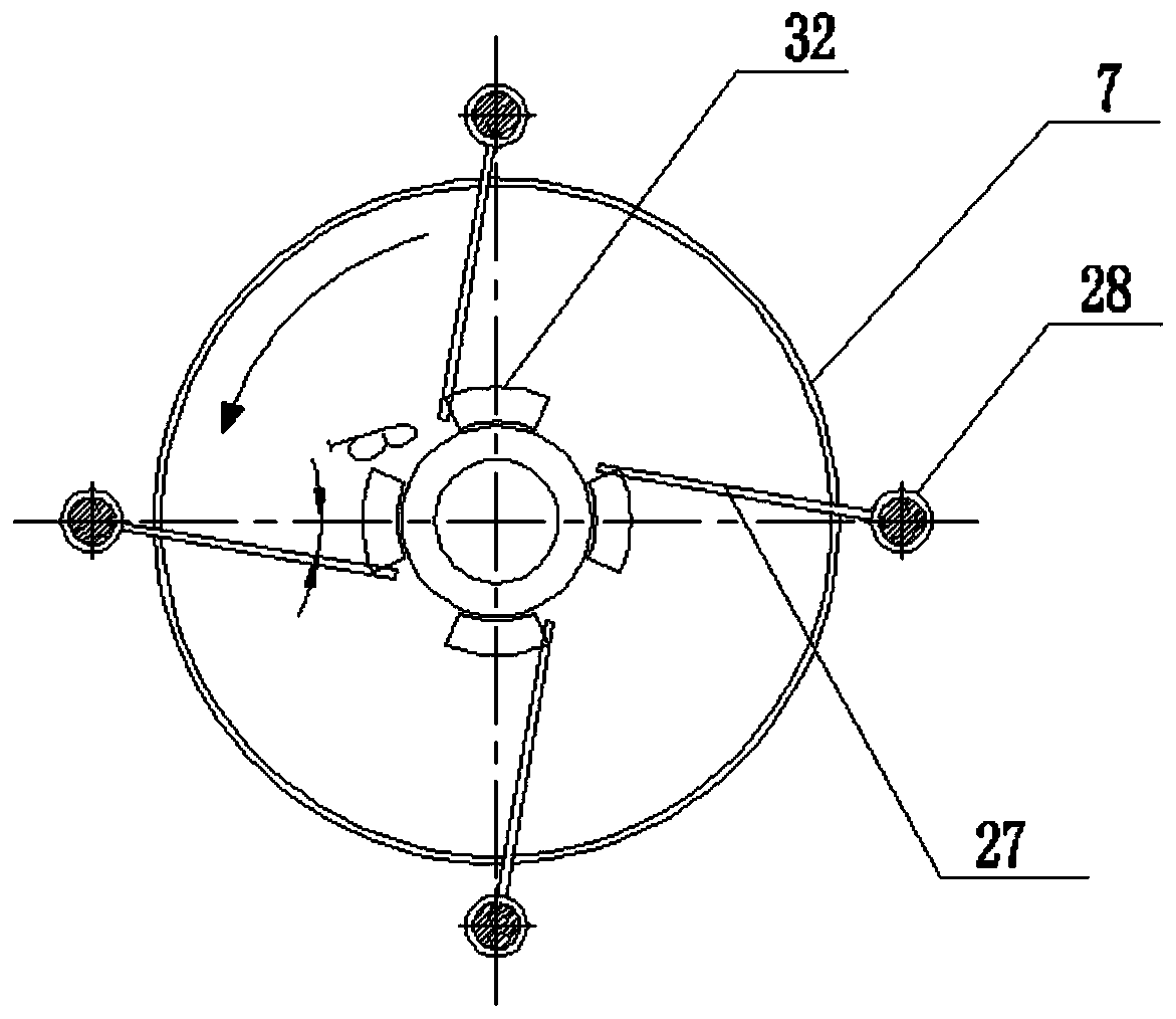 Reciprocating scraping type heating negative pressure separator