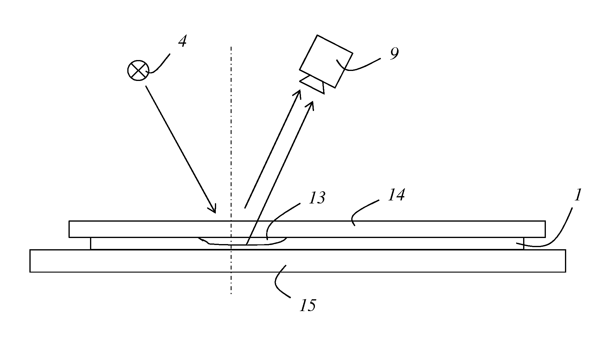 Method in the preparation of samples for microscopic examination, and apparatus for checking the coverslipping quality of samples