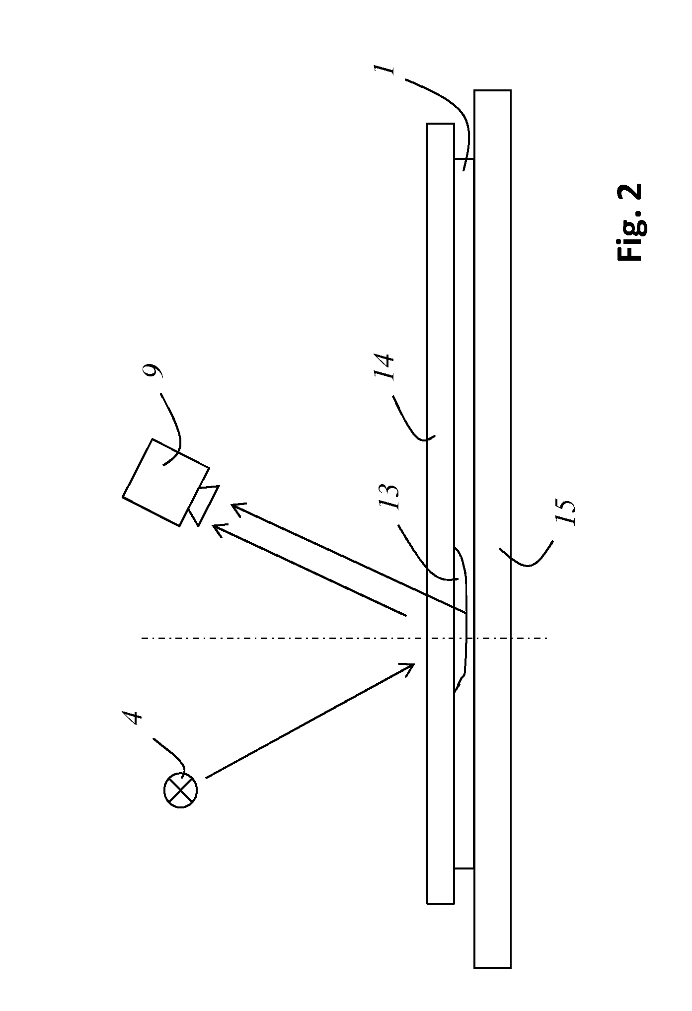 Method in the preparation of samples for microscopic examination, and apparatus for checking the coverslipping quality of samples