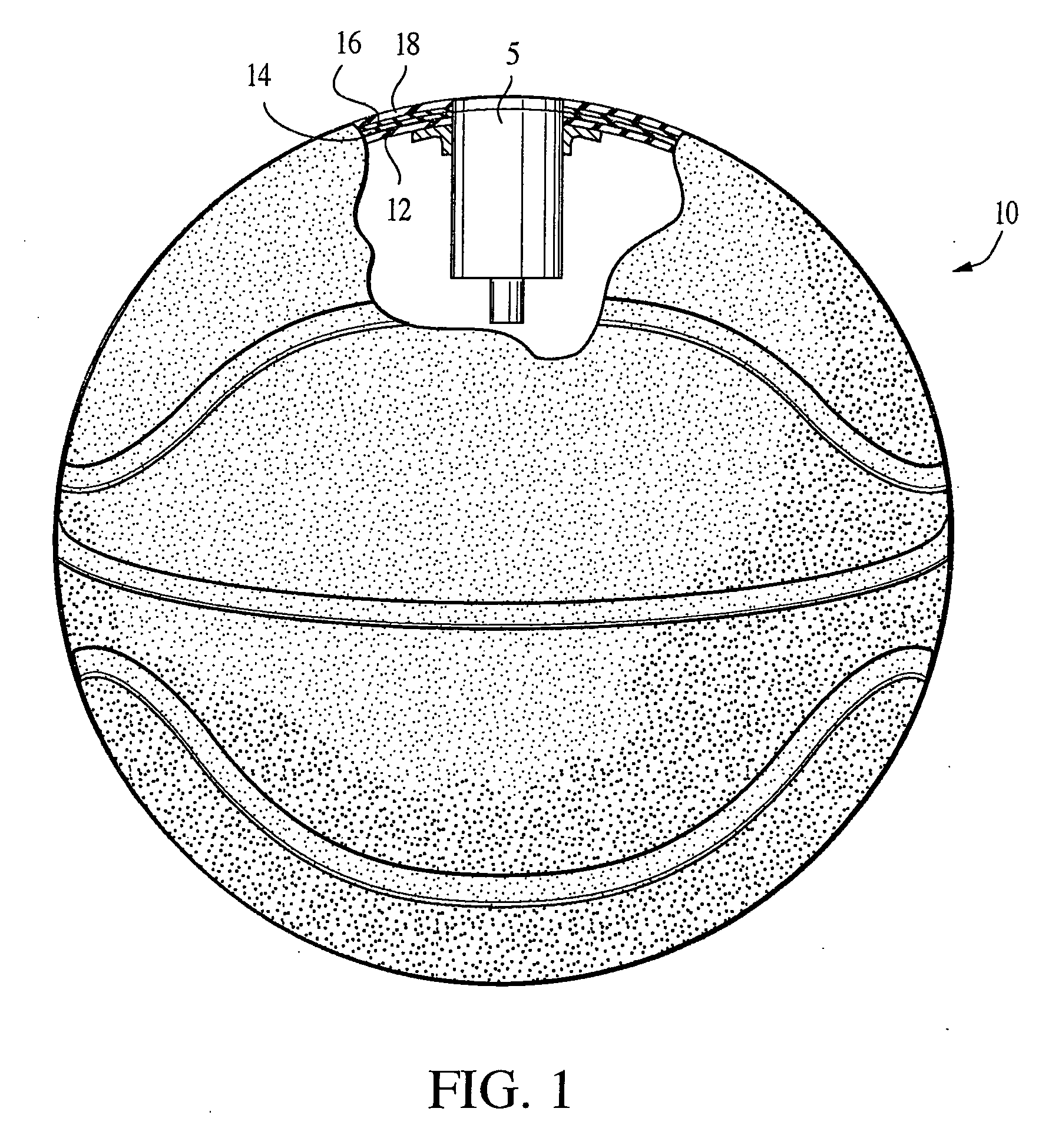 Sport ball with self-contained inflation mechanism and pressure indicator
