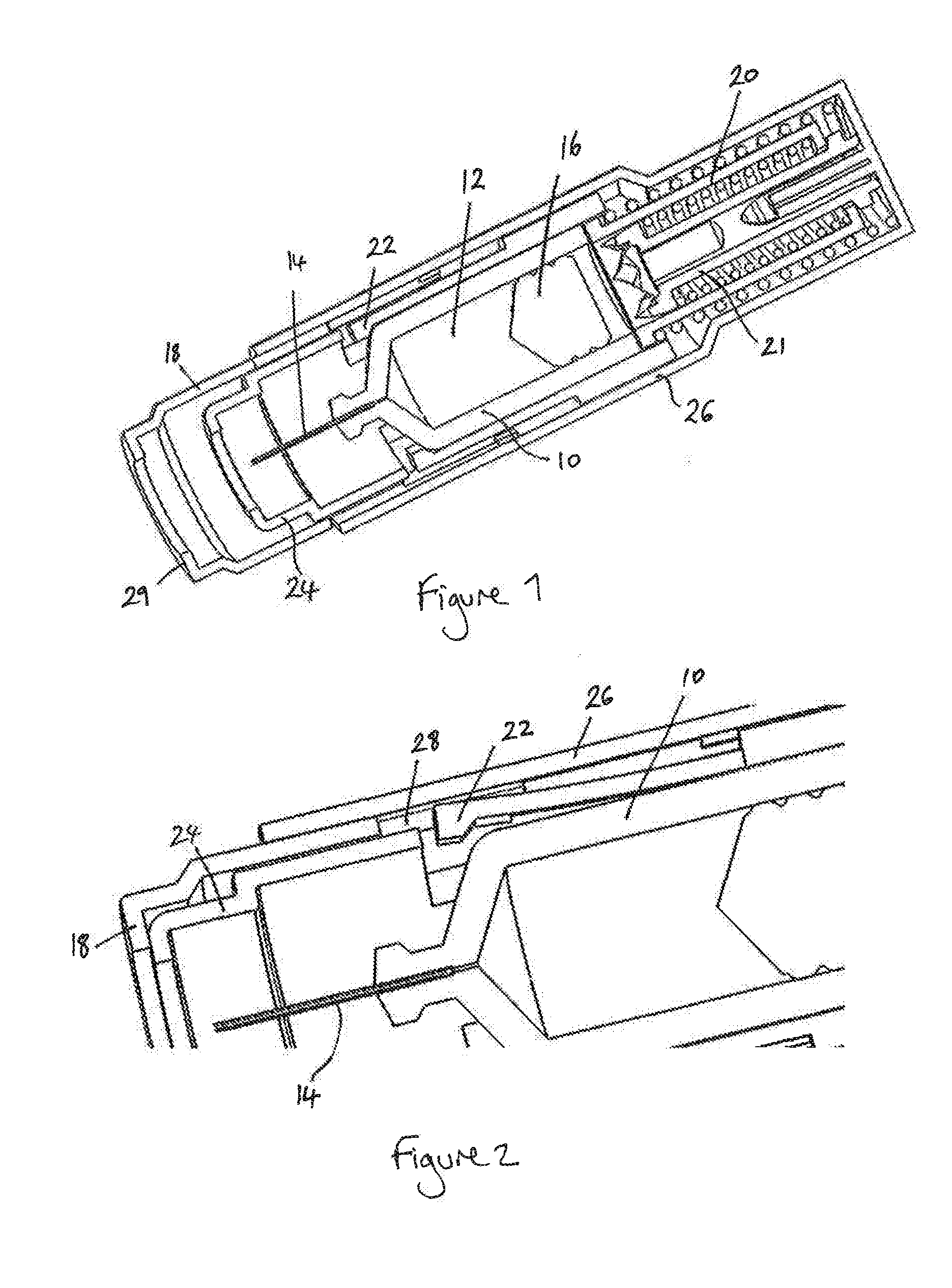 Injector device with mechanism for preventing accidental activation