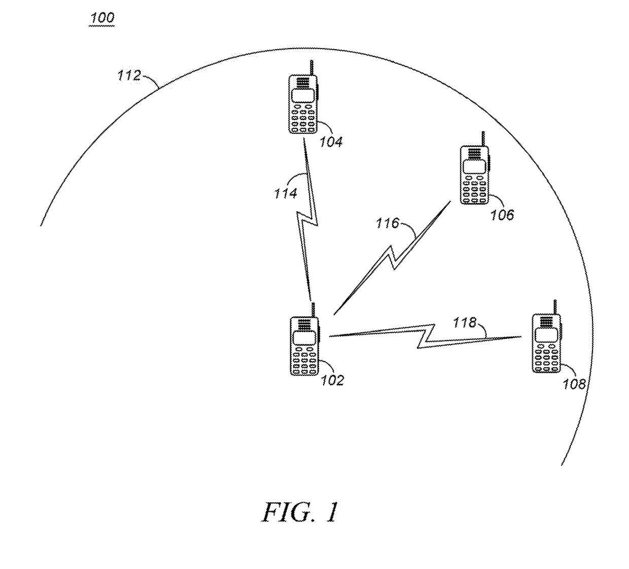 Methods and systems for presenting an alert when leaving a direct-mode coverage area