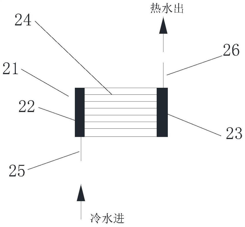 Absorption tower slurry spray cooling white removal device