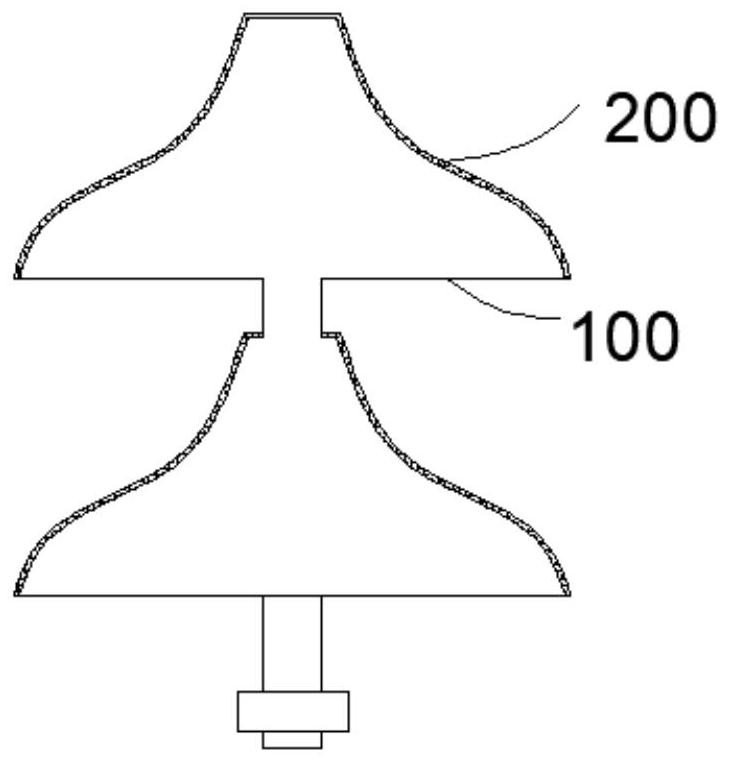 Anti-aging electric porcelain insulator and preparation method thereof