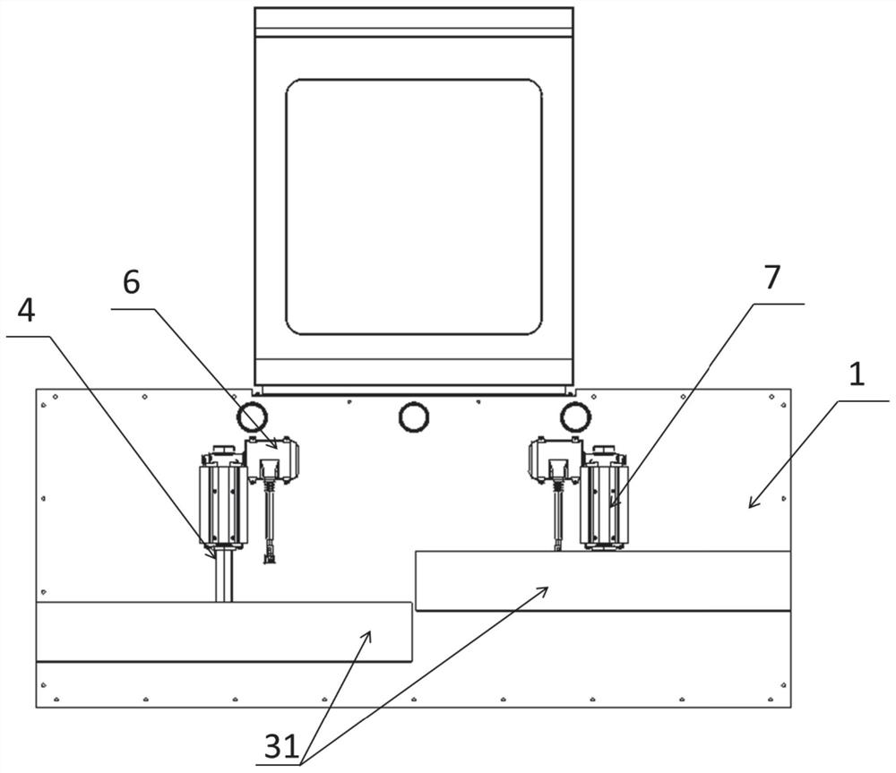 Left-right strong suction structure of range hood and range hood