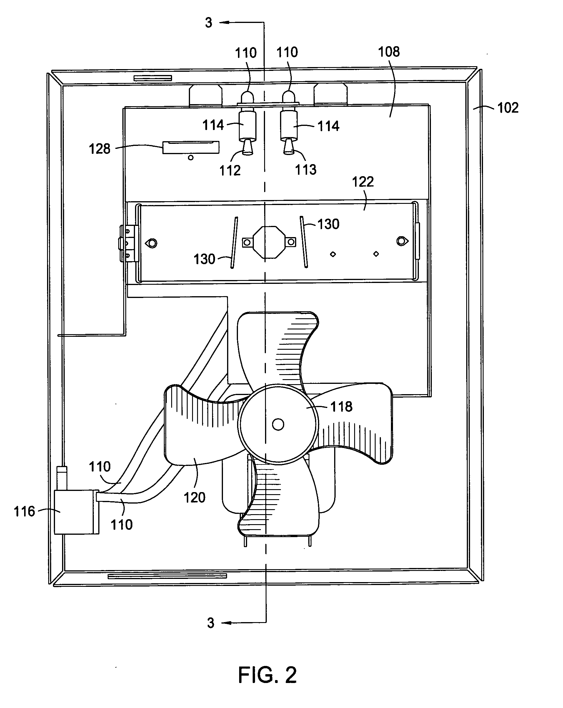 Fan forced electric unit that incorporates a low power cold plasma generator and method of making same