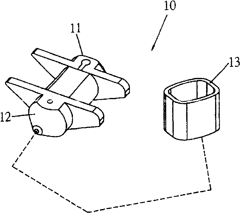 Device for spreading spinous process