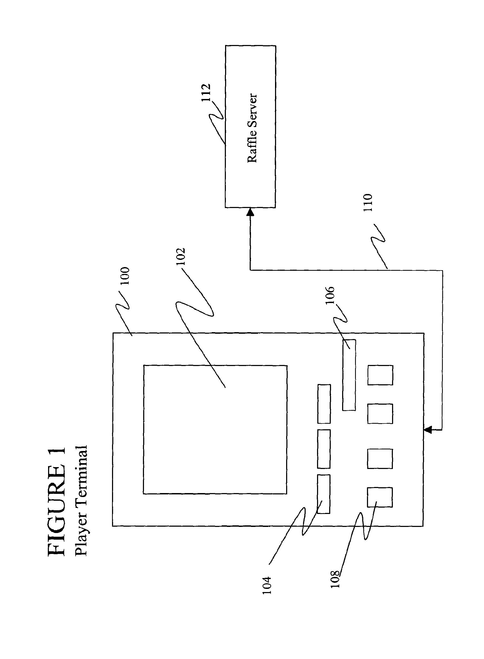 Raffle game system and method