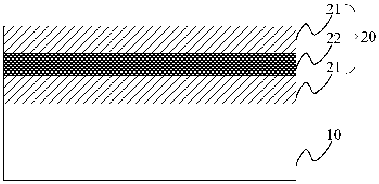 Colorful optical film, and preparation method and application structure thereof