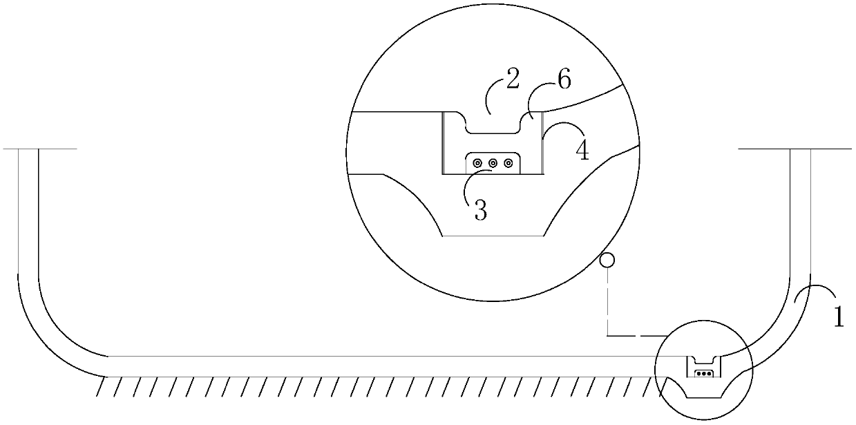 Drainage structure for defrosting and deicing of intelligent refrigerator