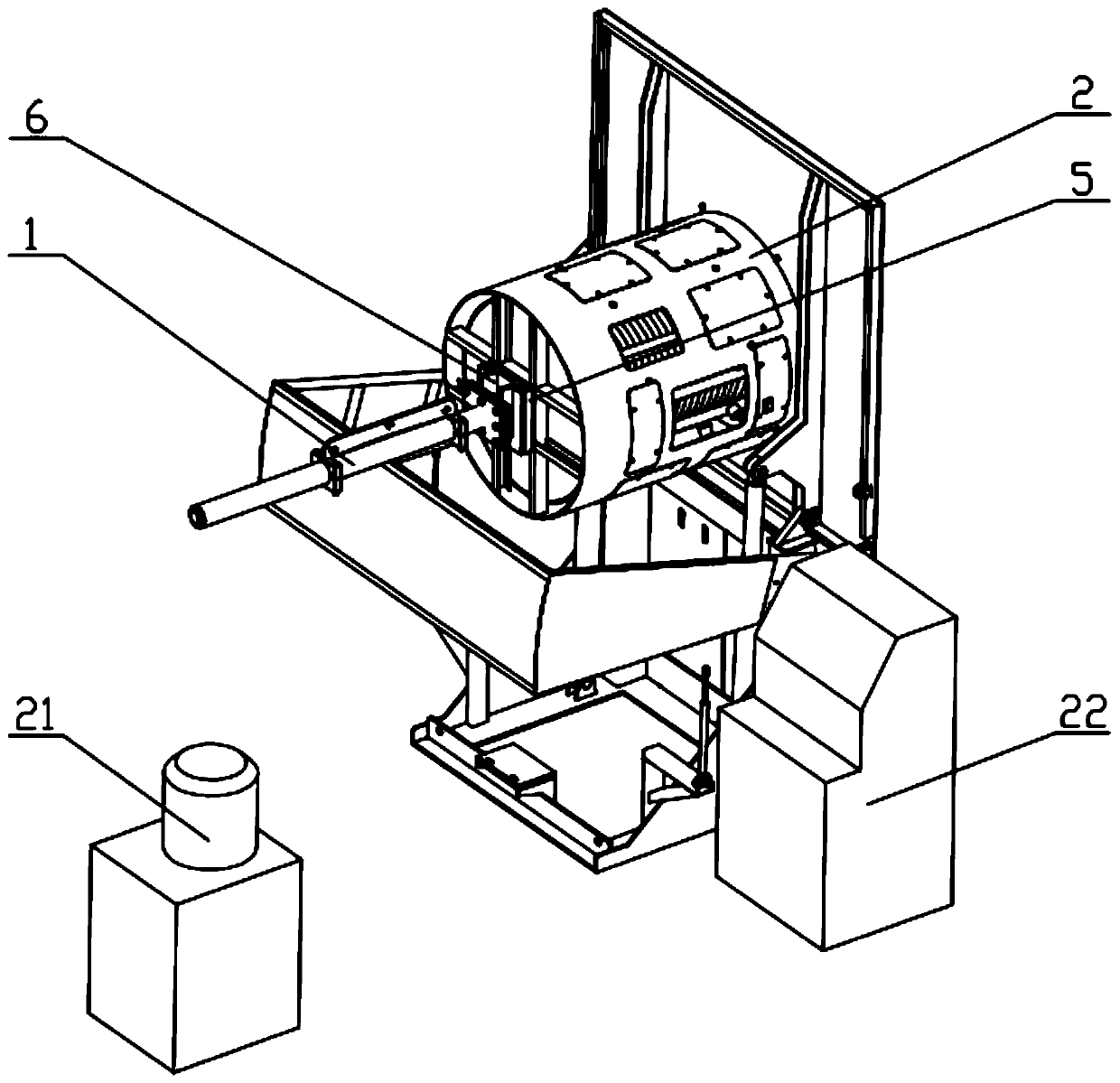 Furnace lining rapid pushing-out device