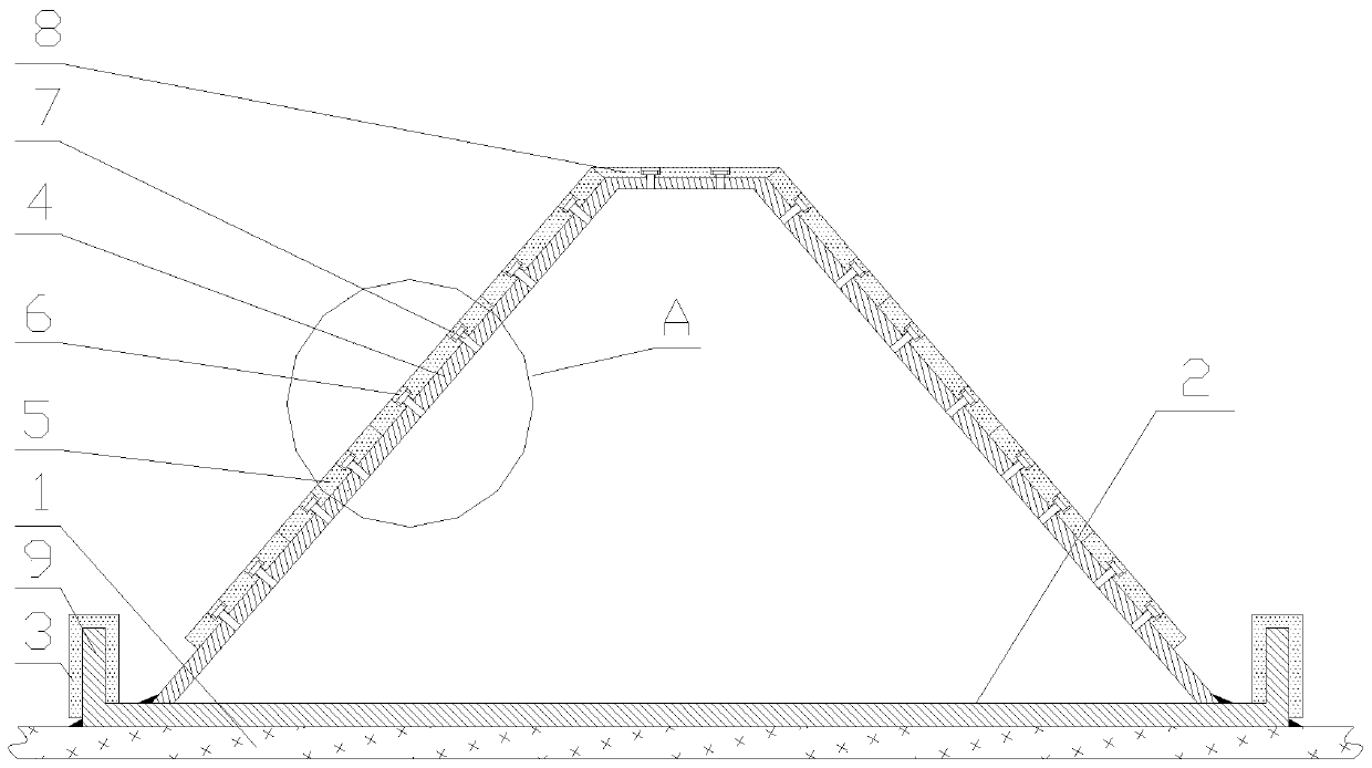 Blast furnace charging bucket material receiving and distribution device