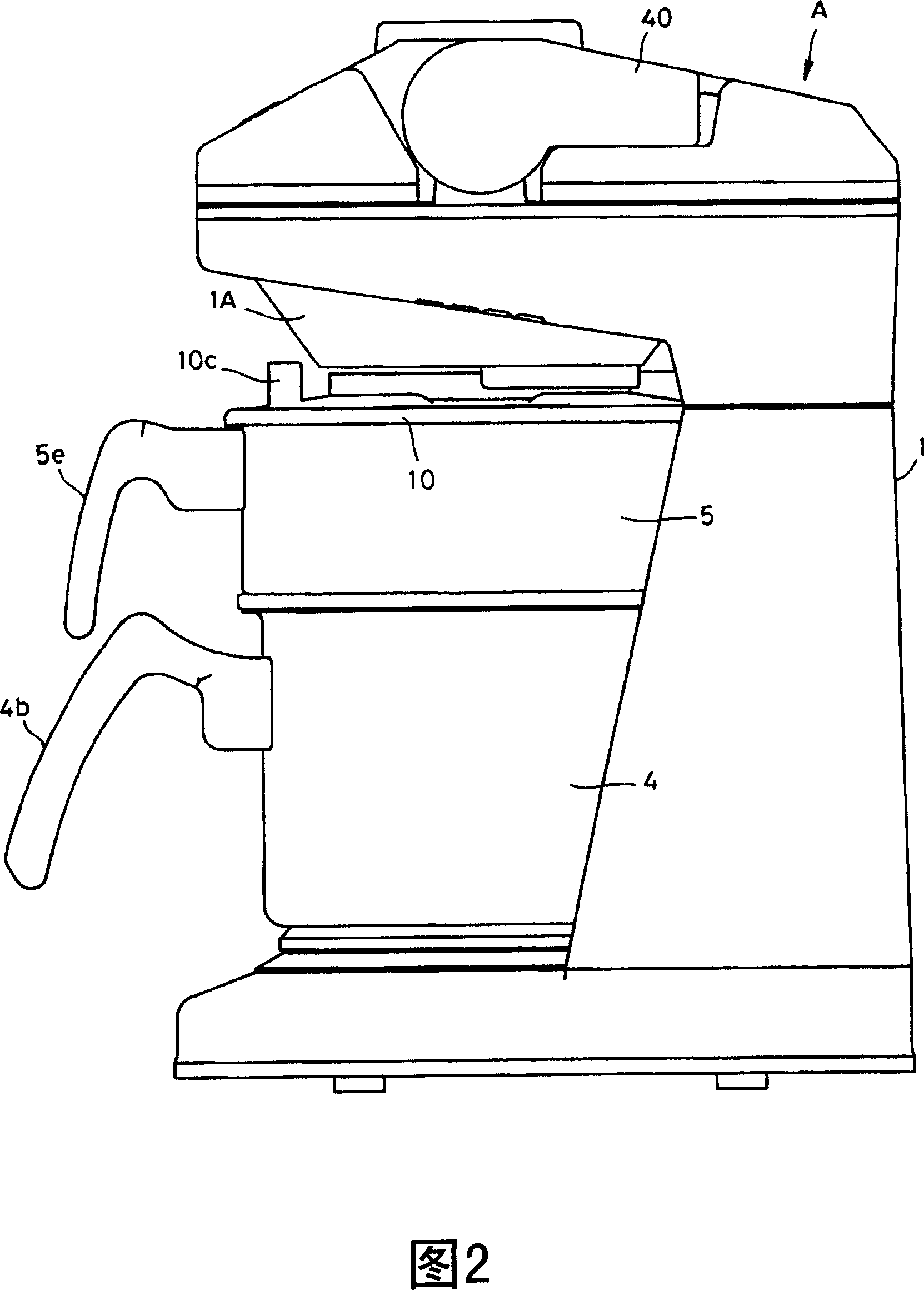 Liquid food cooking method and cooking device