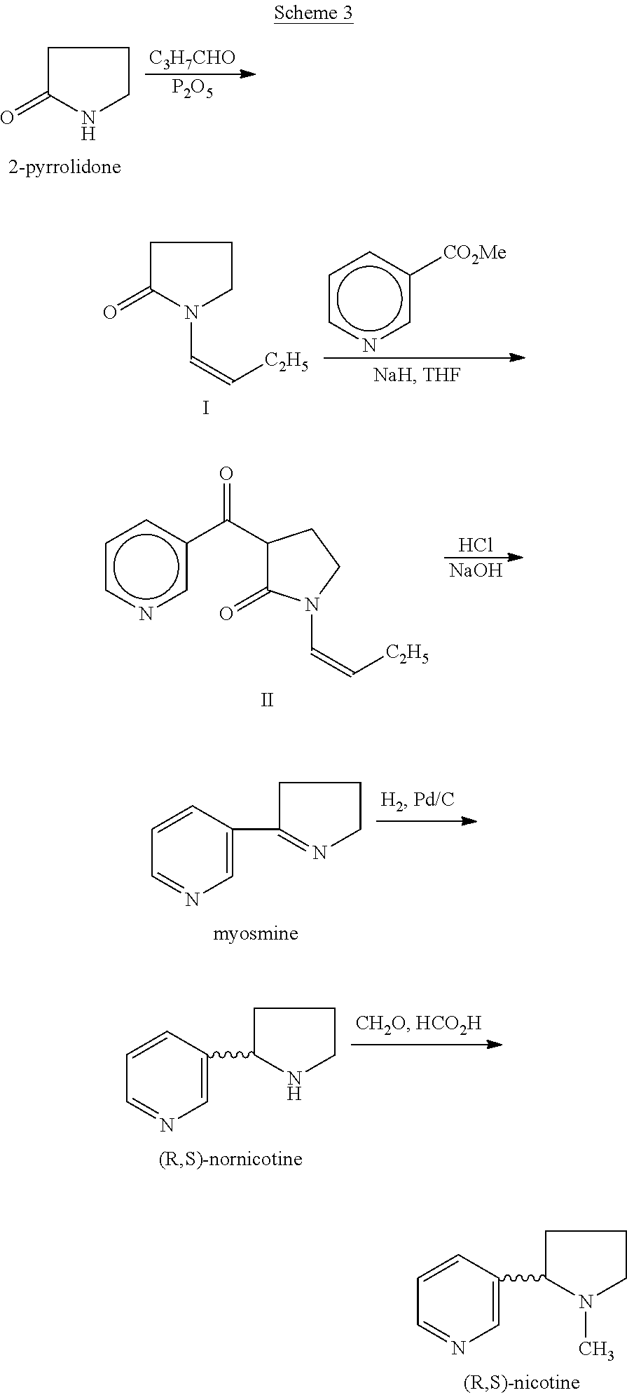 Process for the preparation of (r,s)-nicotine