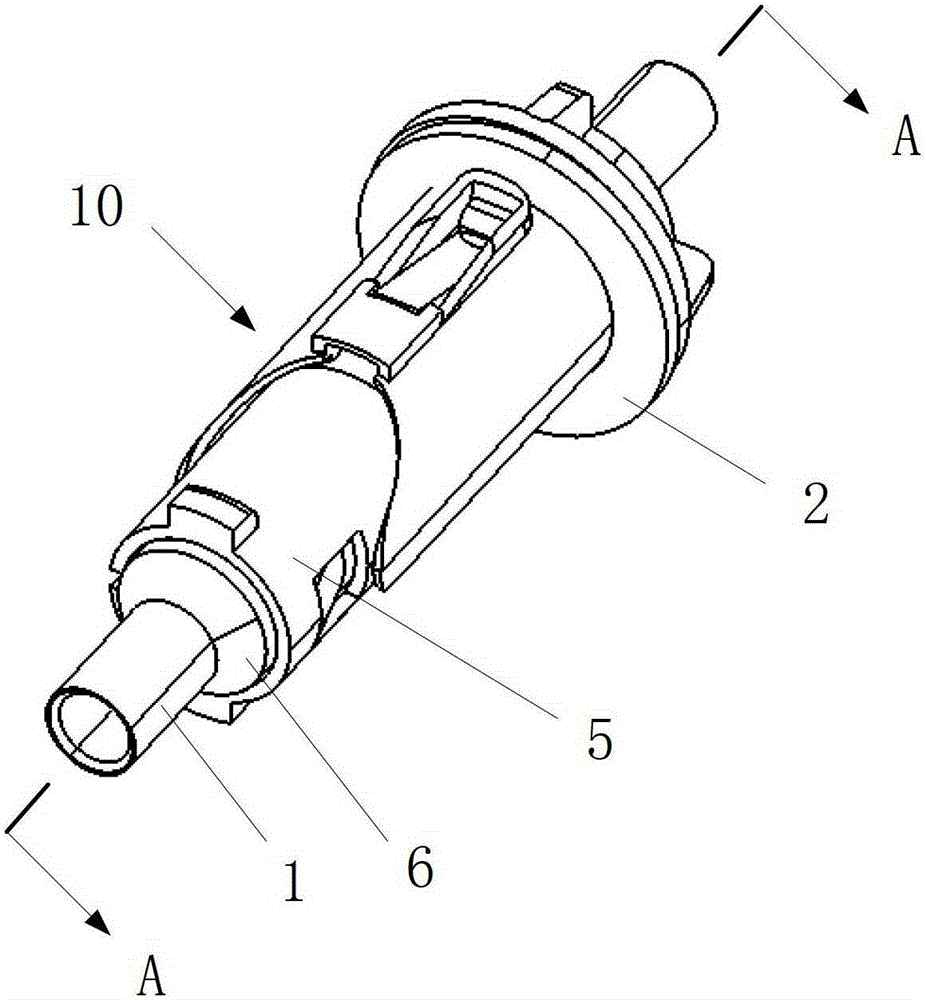 Fuel filler cap cable head and automobile