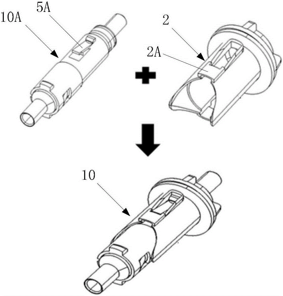 Fuel filler cap cable head and automobile