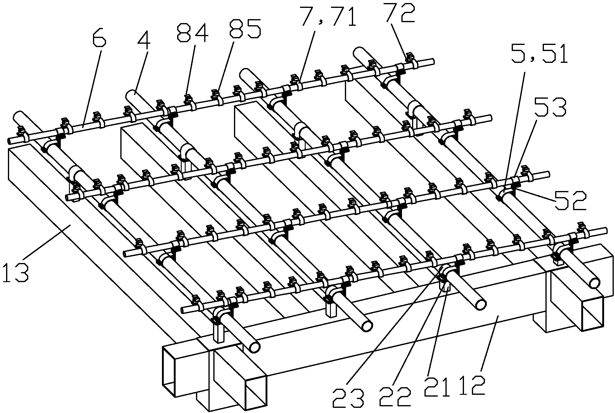 Fastener plug-in type curved surface metal roof and construction method thereof