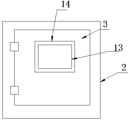 PLC control cabinet convenient for heat dissipation