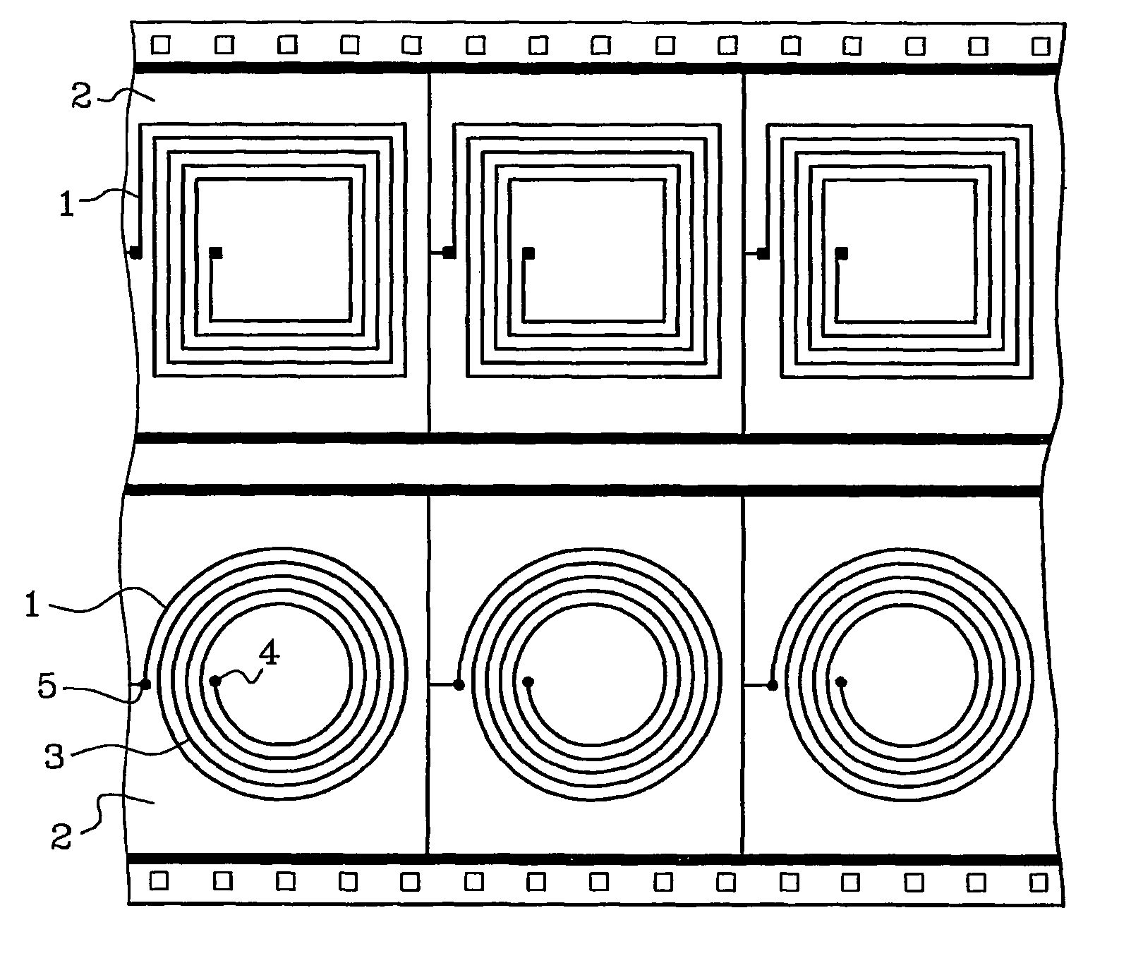 Method for the manufacture of a printed circuit and planar antenna manufactured with this printed circuit