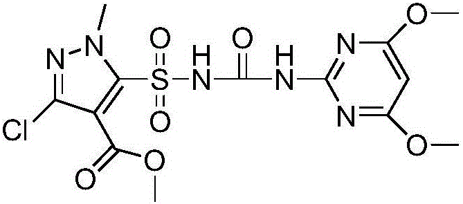 Herbicide for capsicum annuum field and application thereof