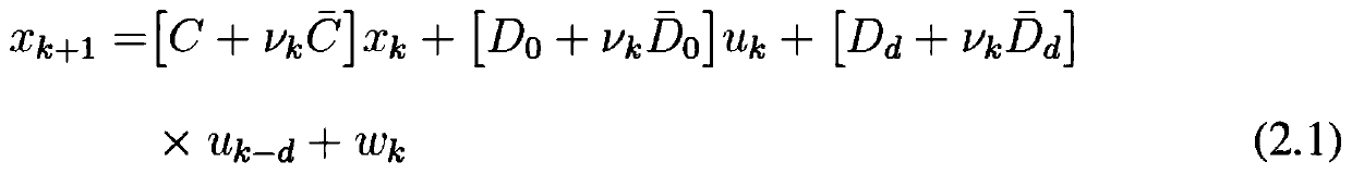 Optimal linear quadratic Gaussian control method for discrete system