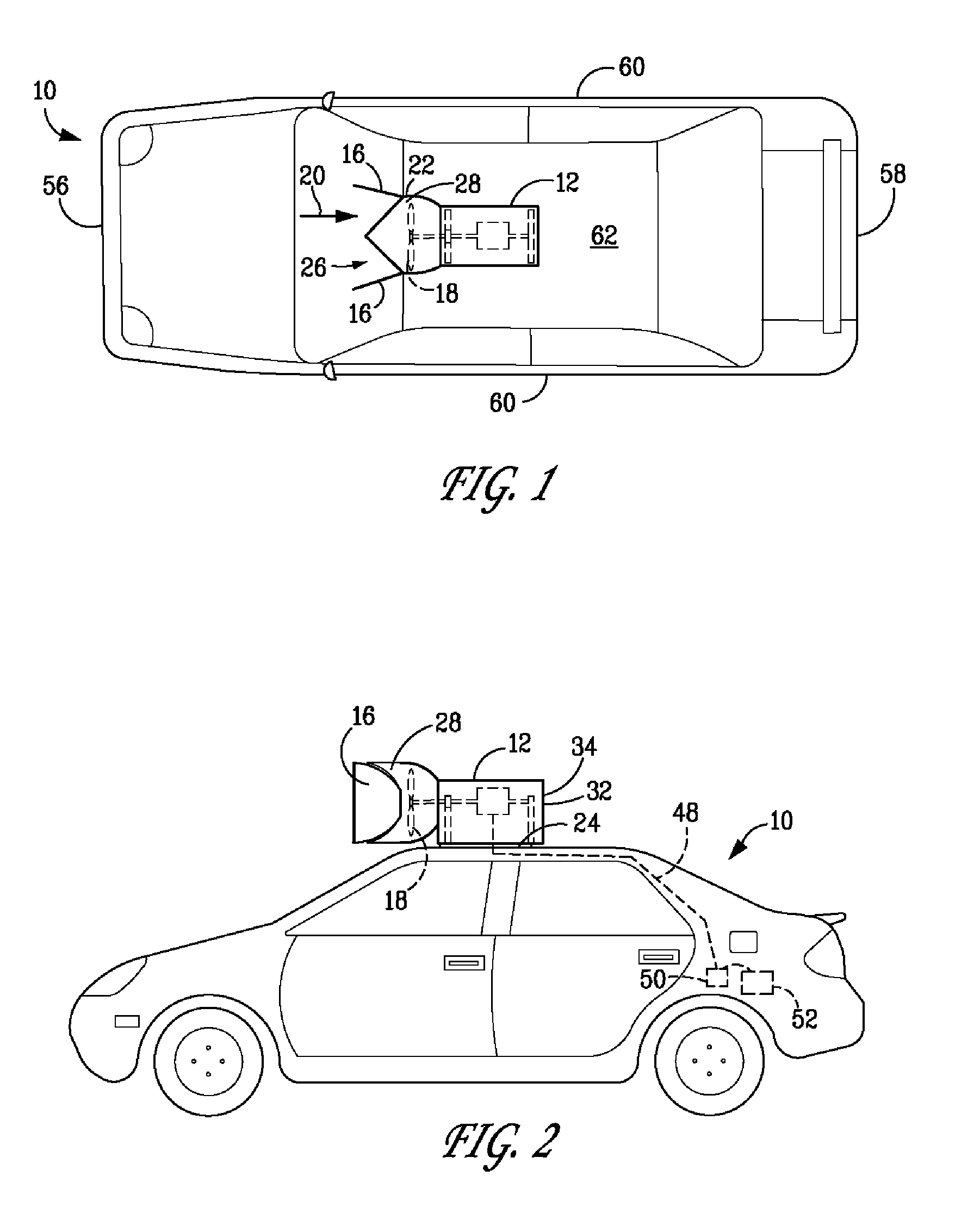Wind driven generator for powered vehicles