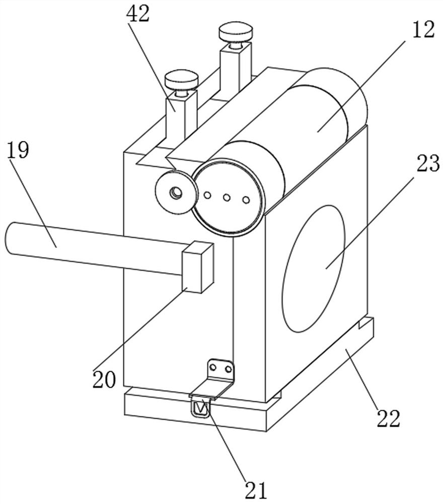 A test device and test method for the safety performance of pre-embedded steel pipes in concrete construction