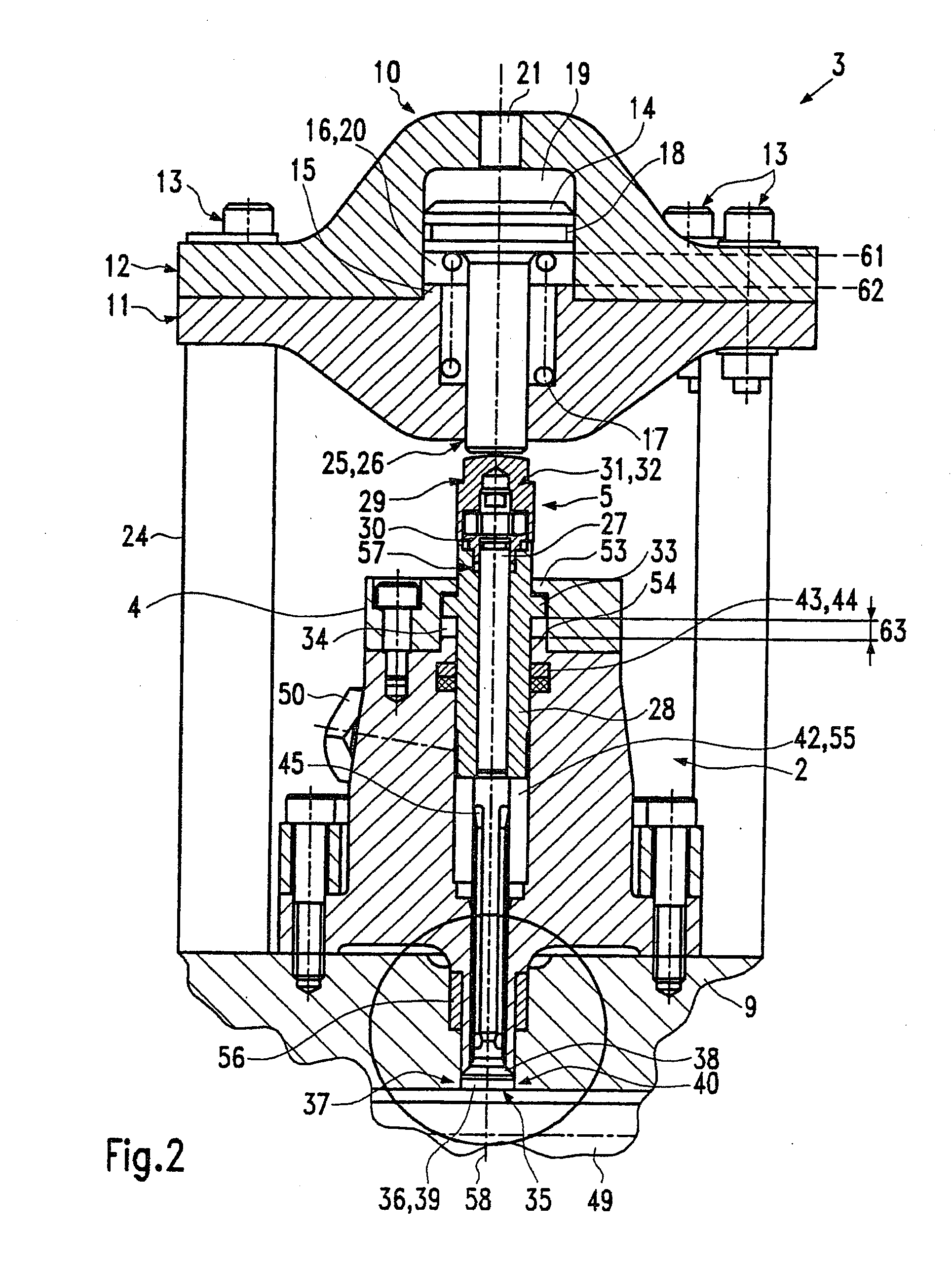 Device for supplying a fluid for explosion forming