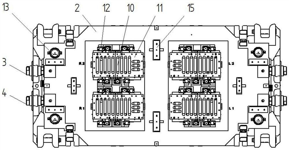 Multi-water-channel hot stamping die