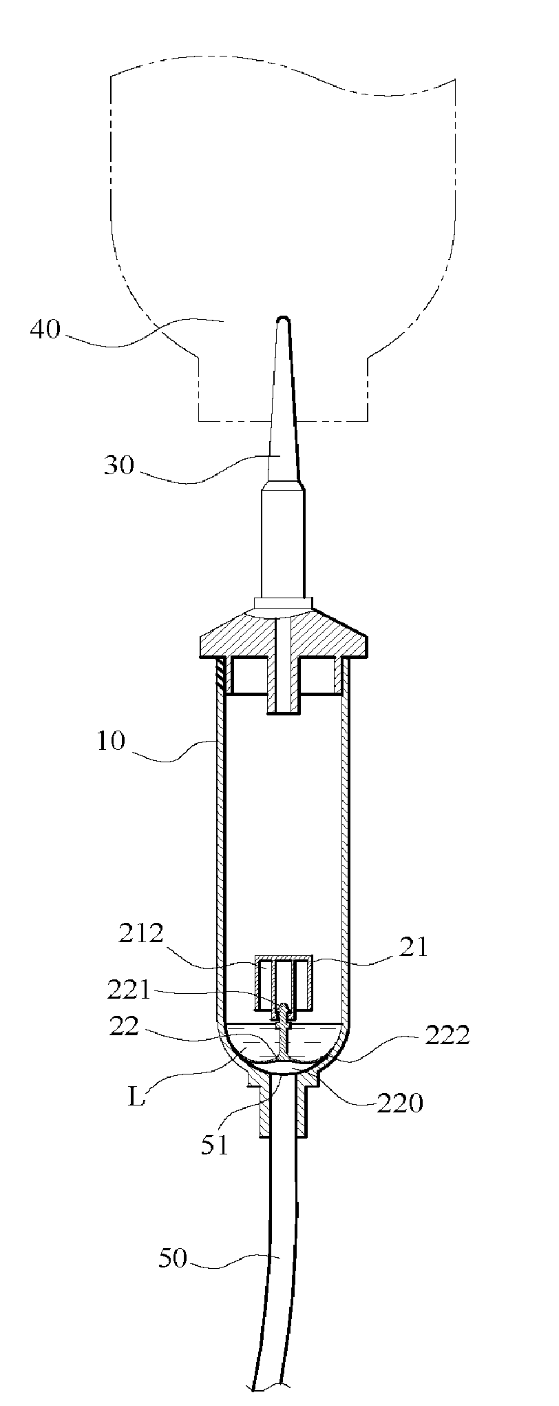 Safety vein infusion control device