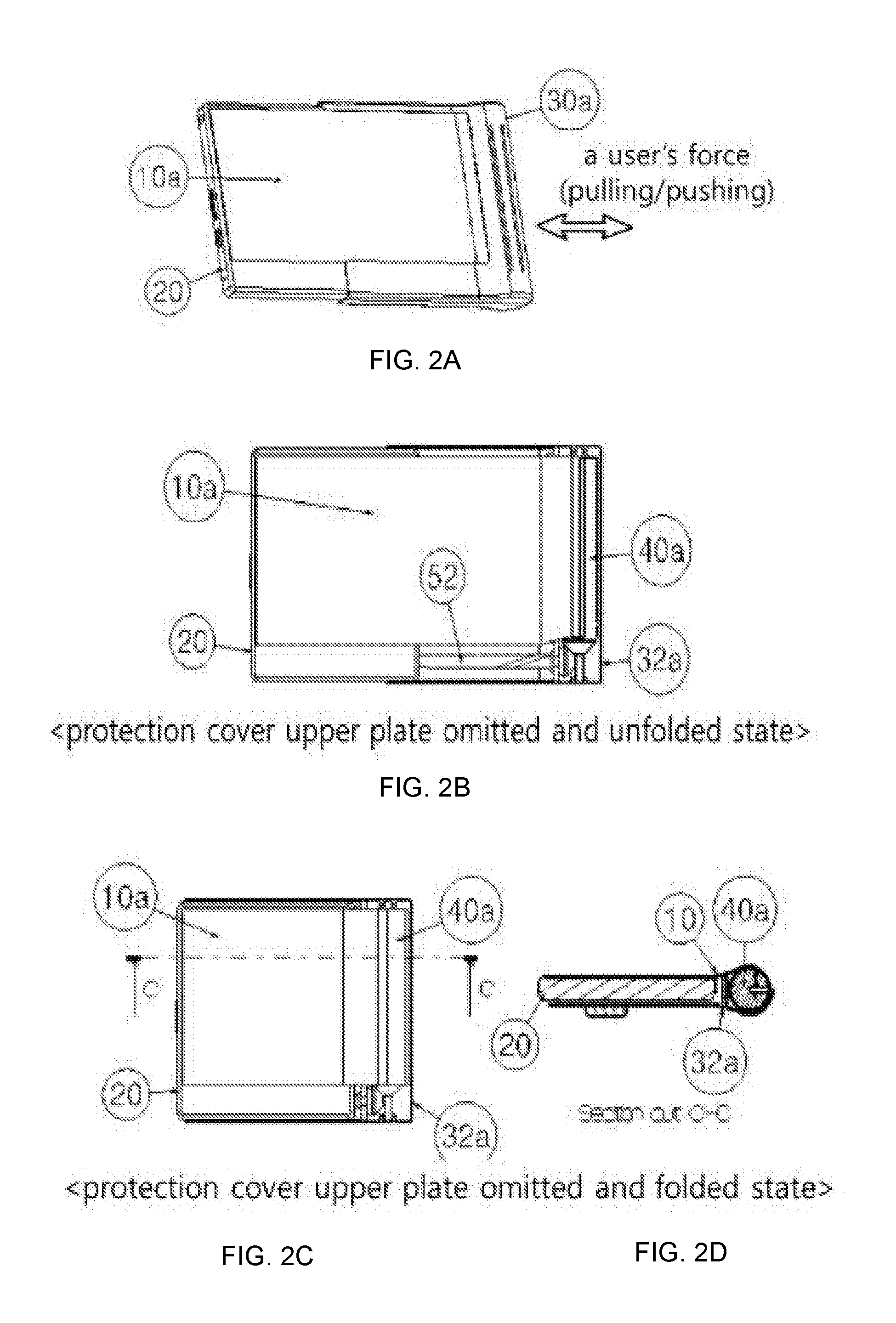 Flexible display apparatus having roller that rotates by unfolding operation-force of user