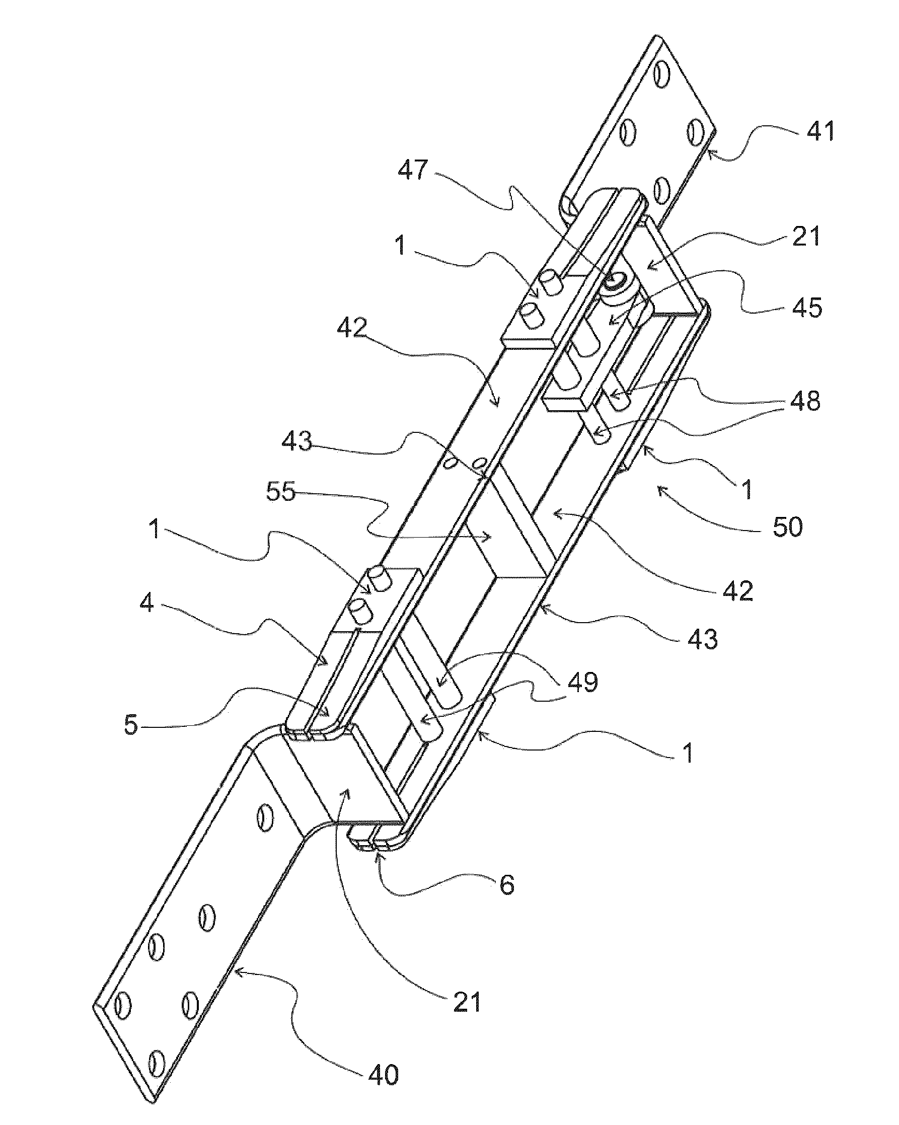 High-Voltage Disconnection Knife for Outdoor Use With Air Insulation
