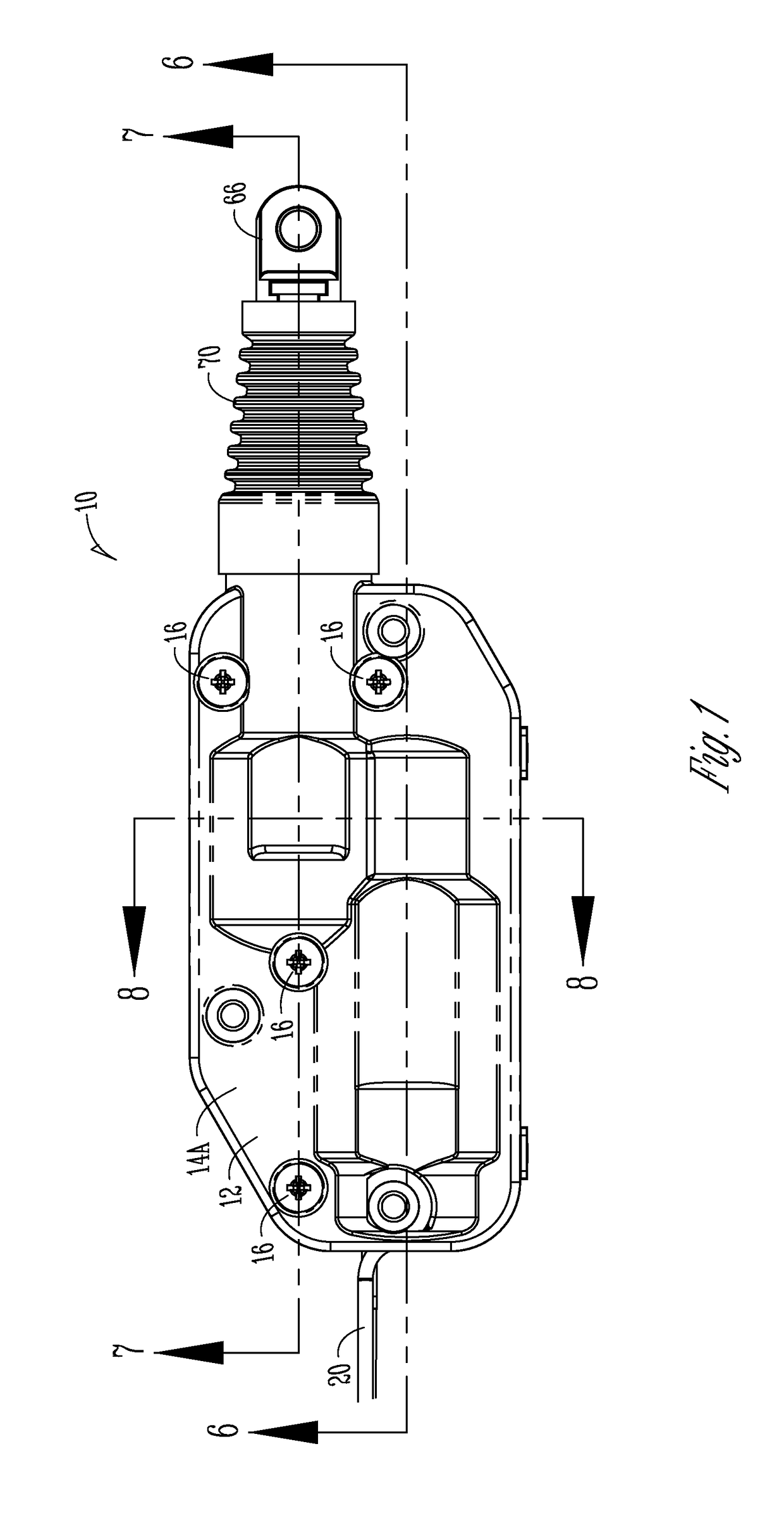 Vehicle door power lock actuator