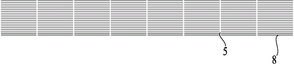 Structure for reducing black lines on back face of back-passivated solar cell