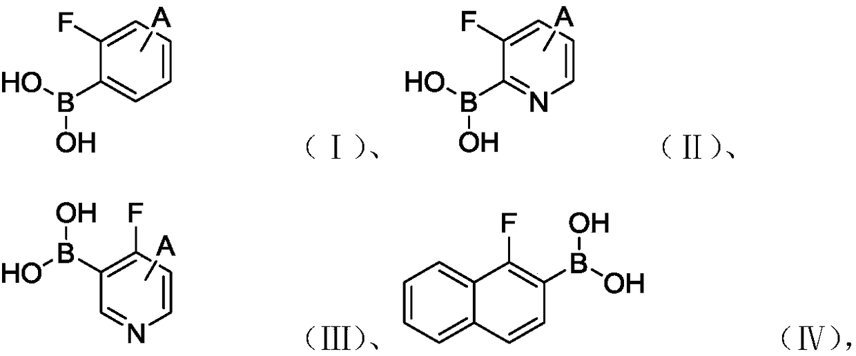 Continuous synthetic method for 2-fluorophenylboronic acid compound