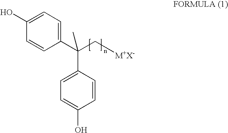 2,2-Bis(4-hydroxyphenyl)-alkyl onium salt and process for the preparation thereof