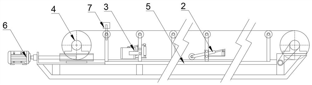 Anti-tearing emergency stop device suitable for belt conveyor head