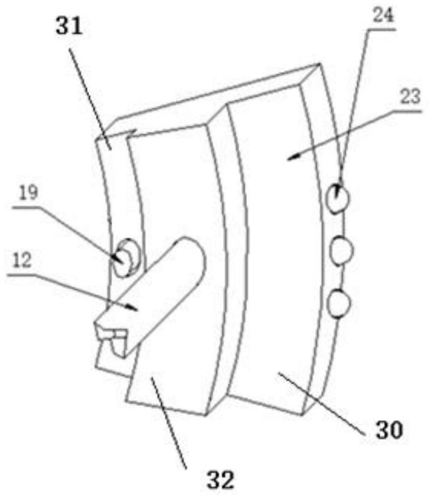 Dismounting device for current transformer of 10-kilovolt switch cabinet