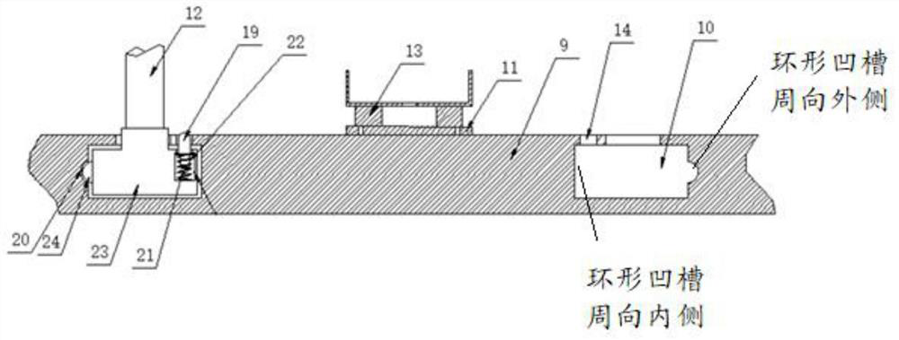 Dismounting device for current transformer of 10-kilovolt switch cabinet