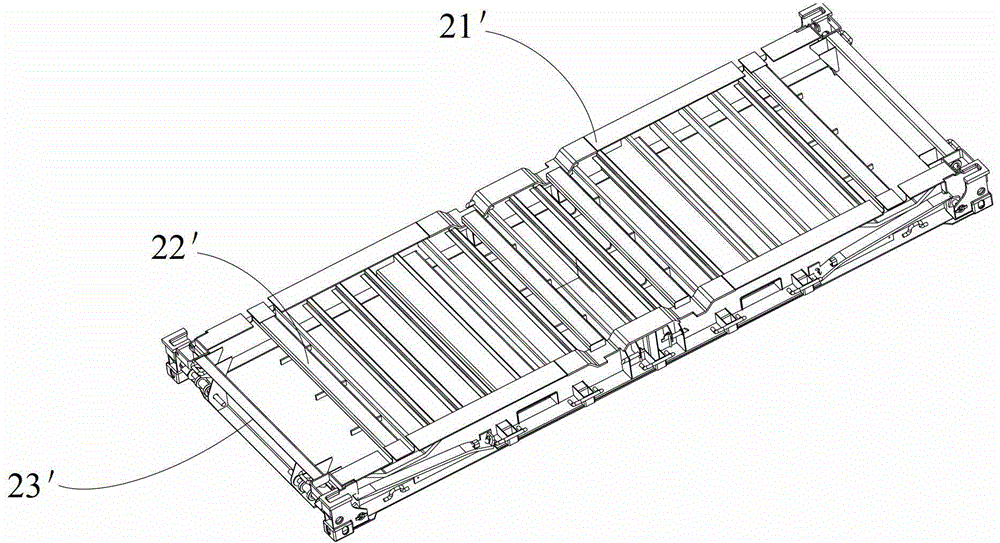 Rack box bottom side beam, manufacturing method thereof and method for manufacturing rack box