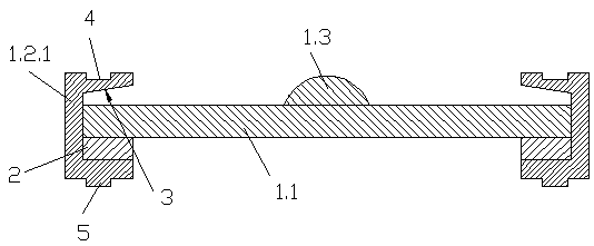 Carbon fiber plate anti-deformation baking support