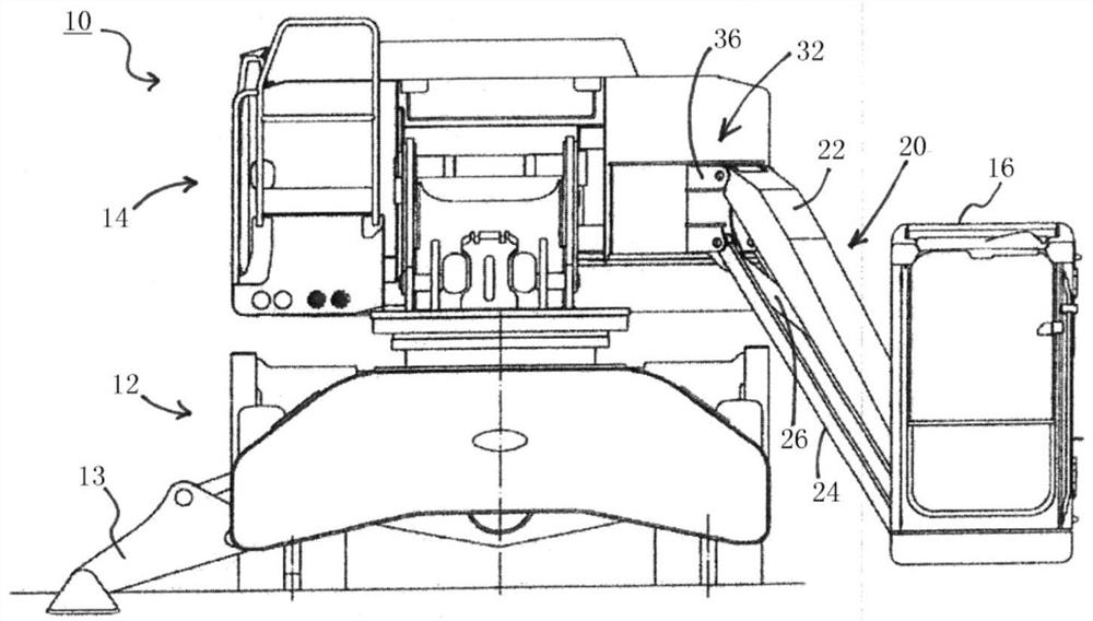 Mobile working machine with pivotable cab