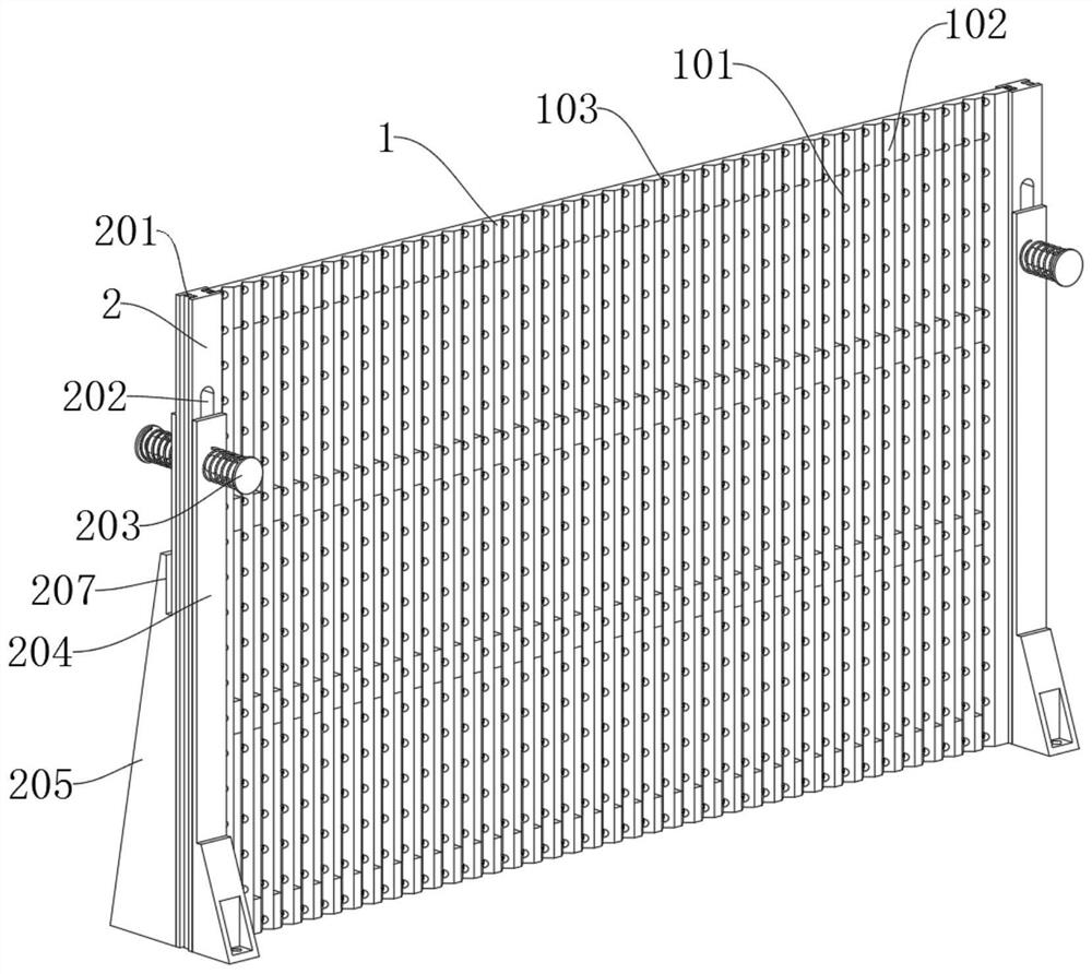 Wind-proof dust suppression net for urban road traffic engineering construction