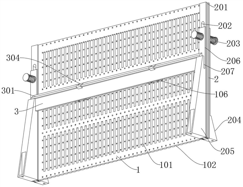 Wind-proof dust suppression net for urban road traffic engineering construction